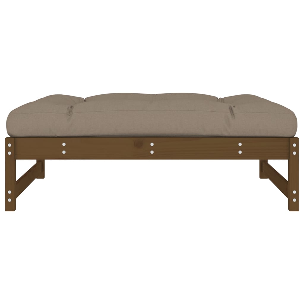Tuinvoetenbank 120x80 cm massief grenenhout honingbruin is nu te koop bij PeponiXL, paradijselijk wonen!