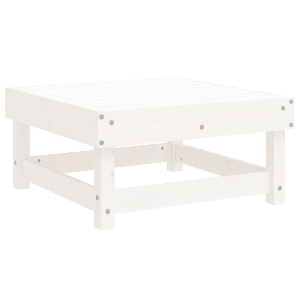 3-delige Loungeset massief grenenhout wit is nu te koop bij PeponiXL, paradijselijk wonen!
