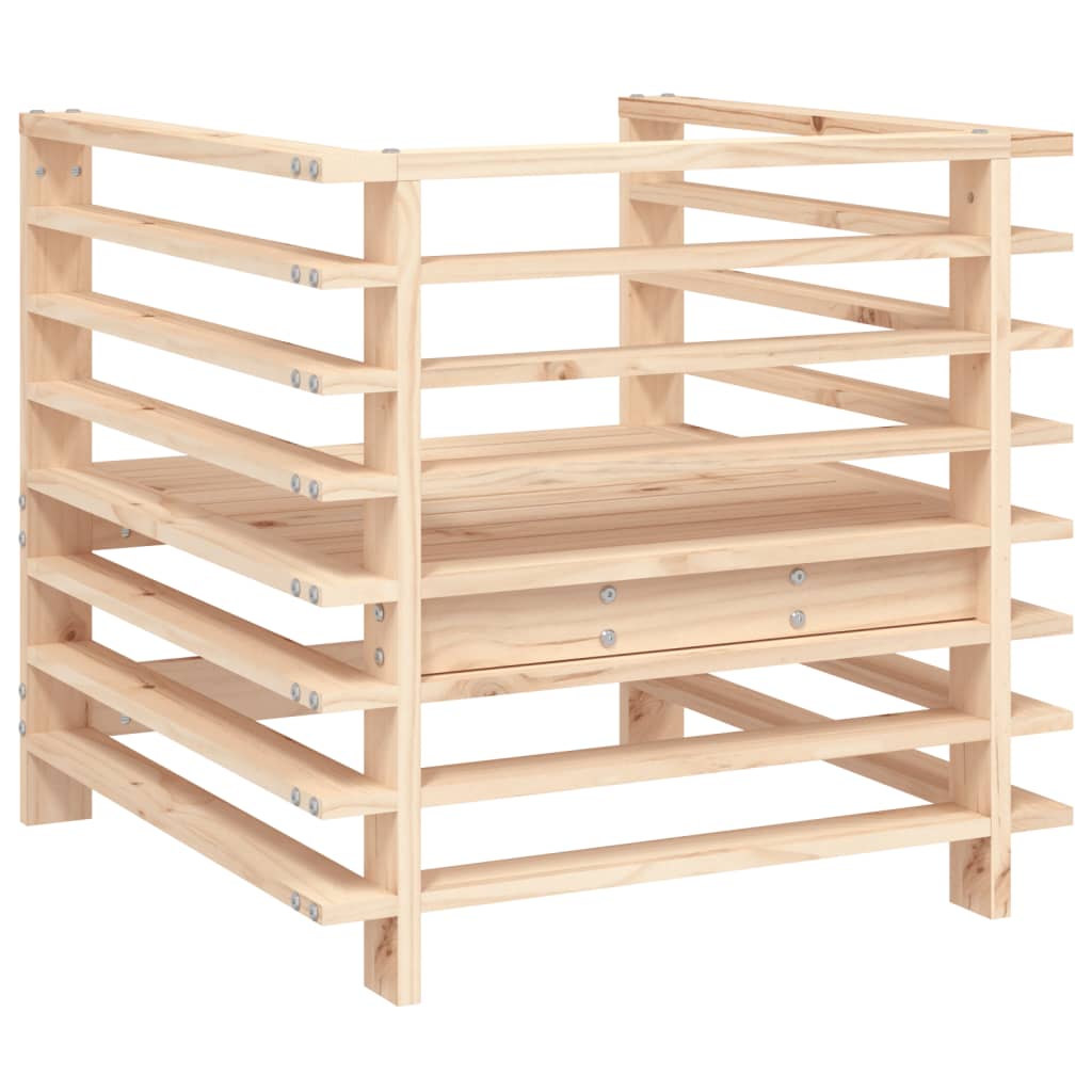 Tuinstoelen 2 st massief grenenhout is nu te koop bij PeponiXL, paradijselijk wonen!
