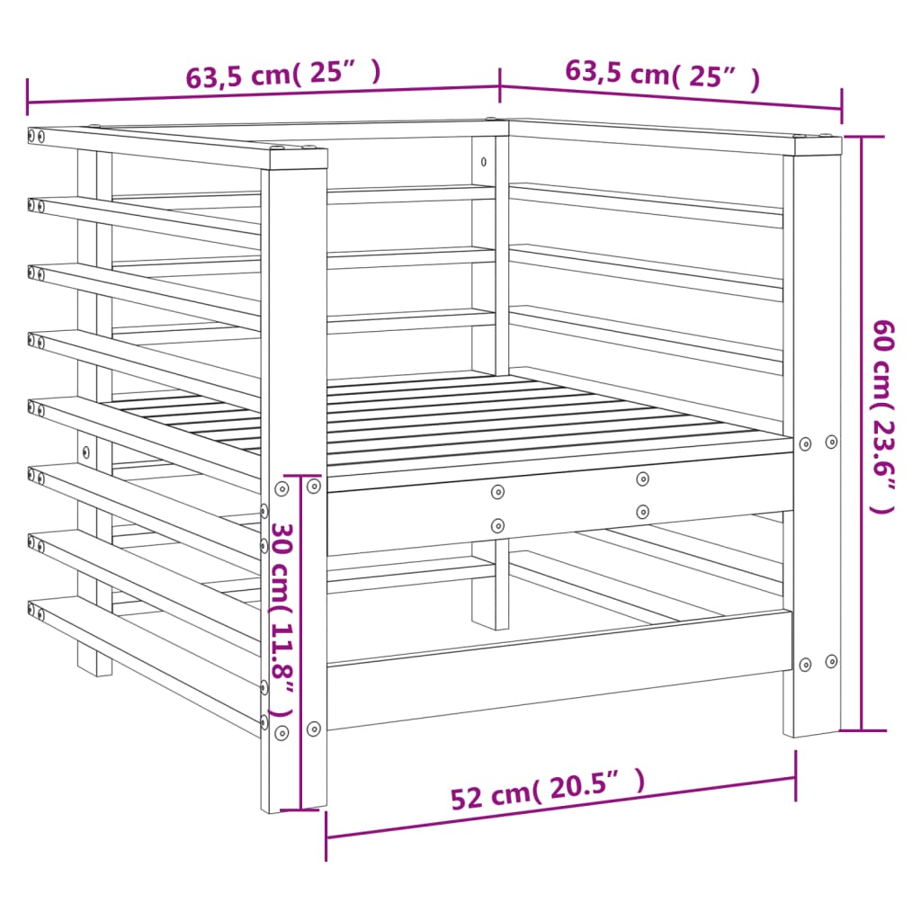 Tuinstoelen 2 st massief grenenhout is nu te koop bij PeponiXL, paradijselijk wonen!
