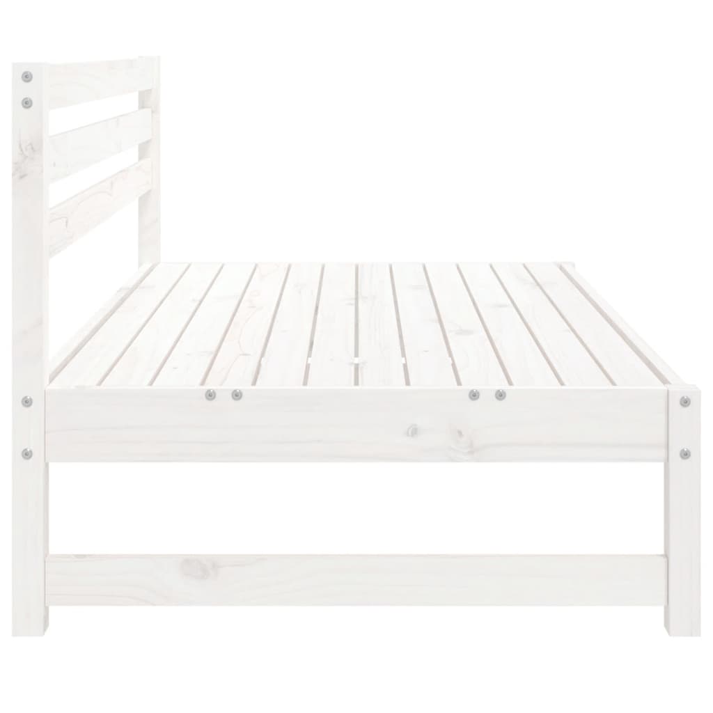 Tuinmiddenbank 120x80 cm massief grenenhout wit is nu te koop bij PeponiXL, paradijselijk wonen!