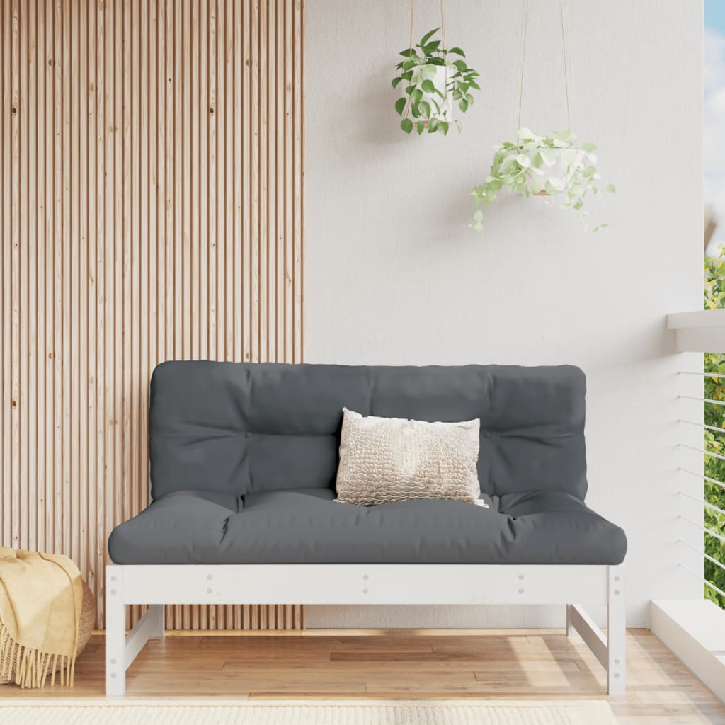 Tuinmiddenbank 120x80 cm massief grenenhout wit is nu te koop bij PeponiXL, paradijselijk wonen!