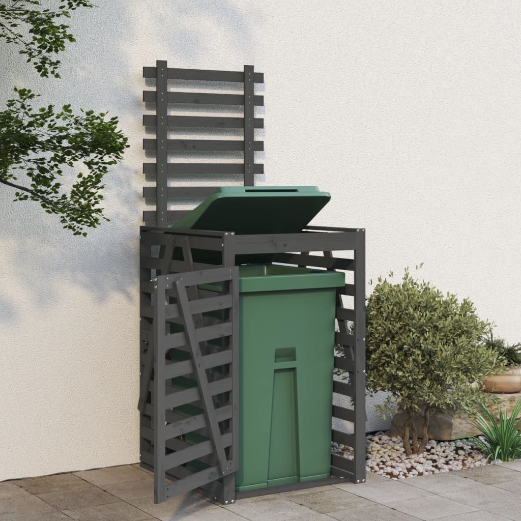 Containerberging 84x90x128,5 cm massief grenenhout grijs is nu te koop bij PeponiXL, paradijselijk wonen!