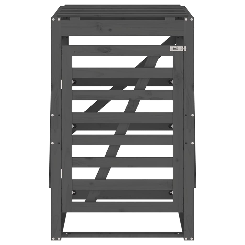 Containerberging 84x90x128,5 cm massief grenenhout grijs is nu te koop bij PeponiXL, paradijselijk wonen!
