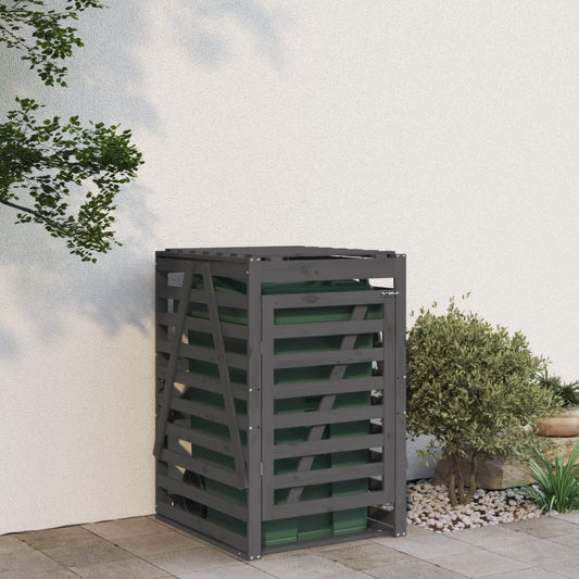 Containerberging 84x90x128,5 cm massief grenenhout grijs is nu te koop bij PeponiXL, paradijselijk wonen!