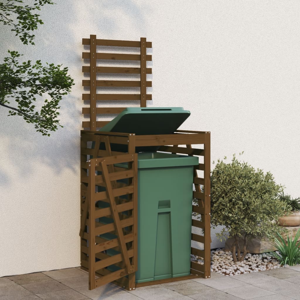 Containerberging 84x90x128,5 cm massief grenenhout honingbruin is nu te koop bij PeponiXL, paradijselijk wonen!
