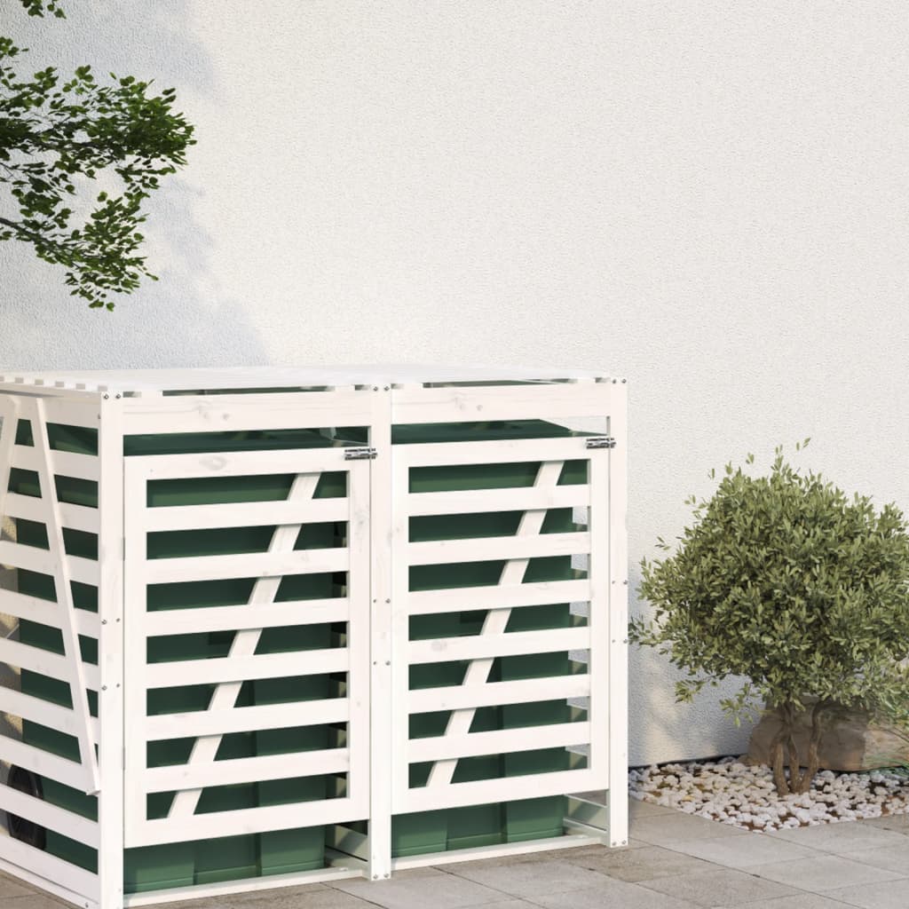 Containerberging verlengstuk massief grenenhout wit is nu te koop bij PeponiXL, paradijselijk wonen!