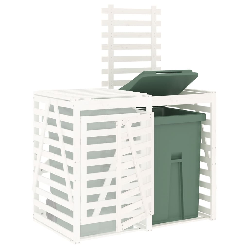 Containerberging verlengstuk massief grenenhout wit is nu te koop bij PeponiXL, paradijselijk wonen!