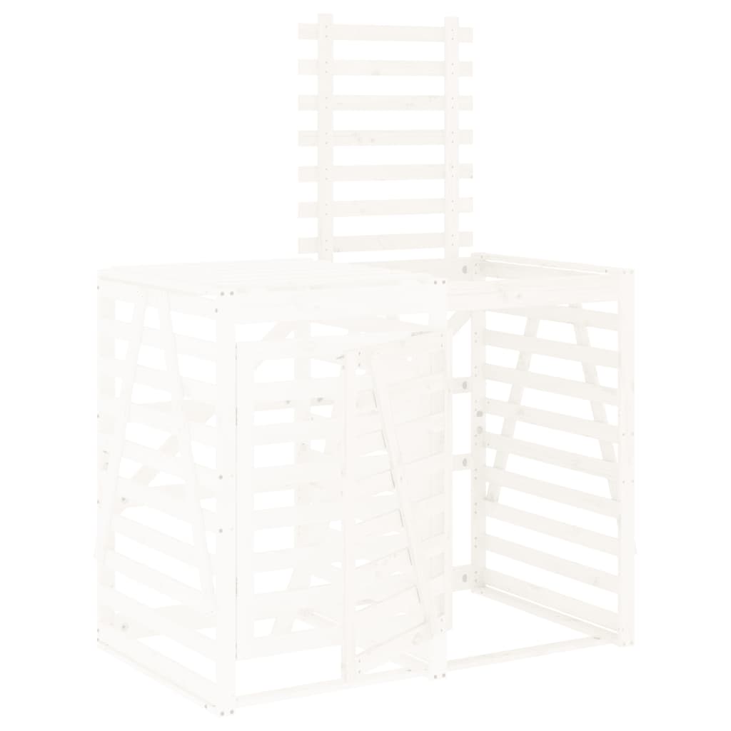Containerberging verlengstuk massief grenenhout wit is nu te koop bij PeponiXL, paradijselijk wonen!