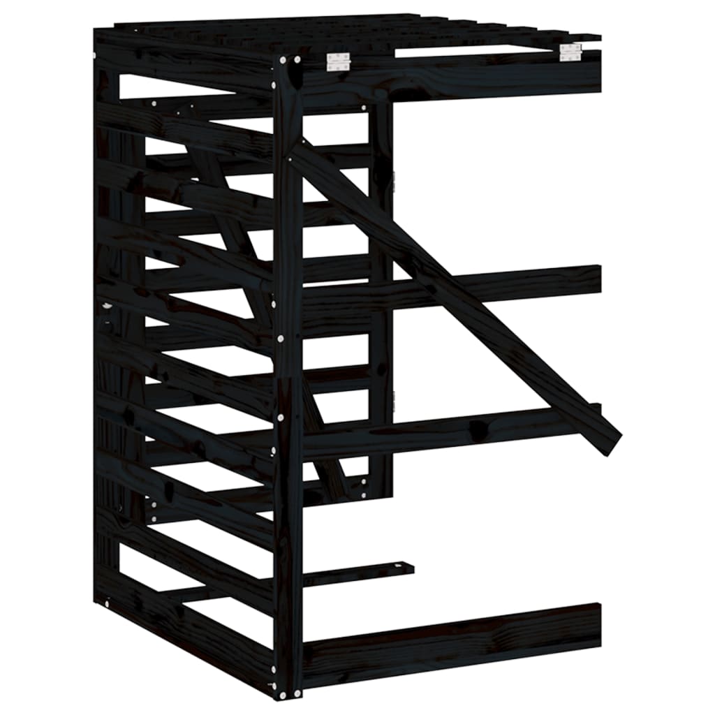 Containerberging verlengstuk massief grenenhout zwart is nu te koop bij PeponiXL, paradijselijk wonen!