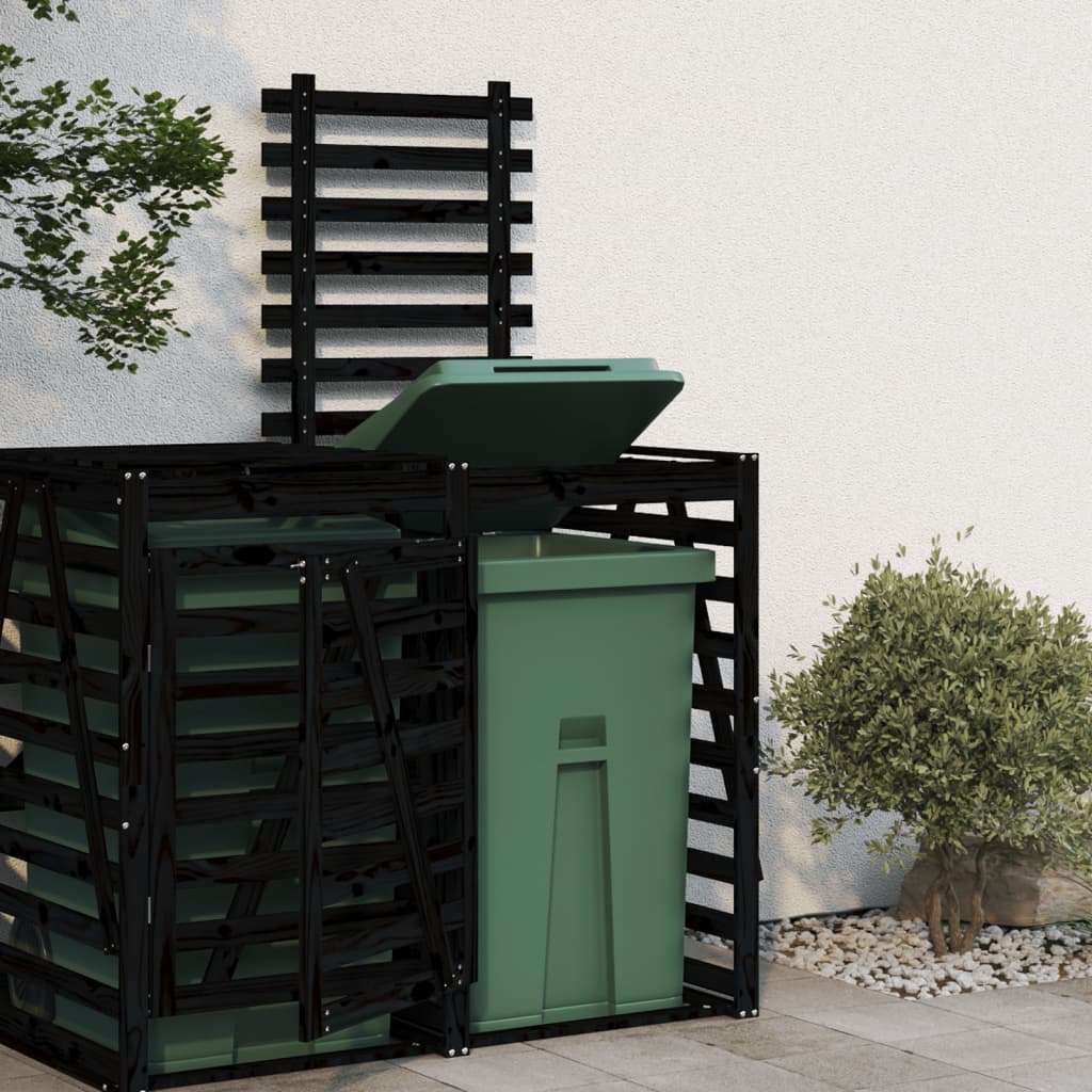Containerberging verlengstuk massief grenenhout zwart is nu te koop bij PeponiXL, paradijselijk wonen!