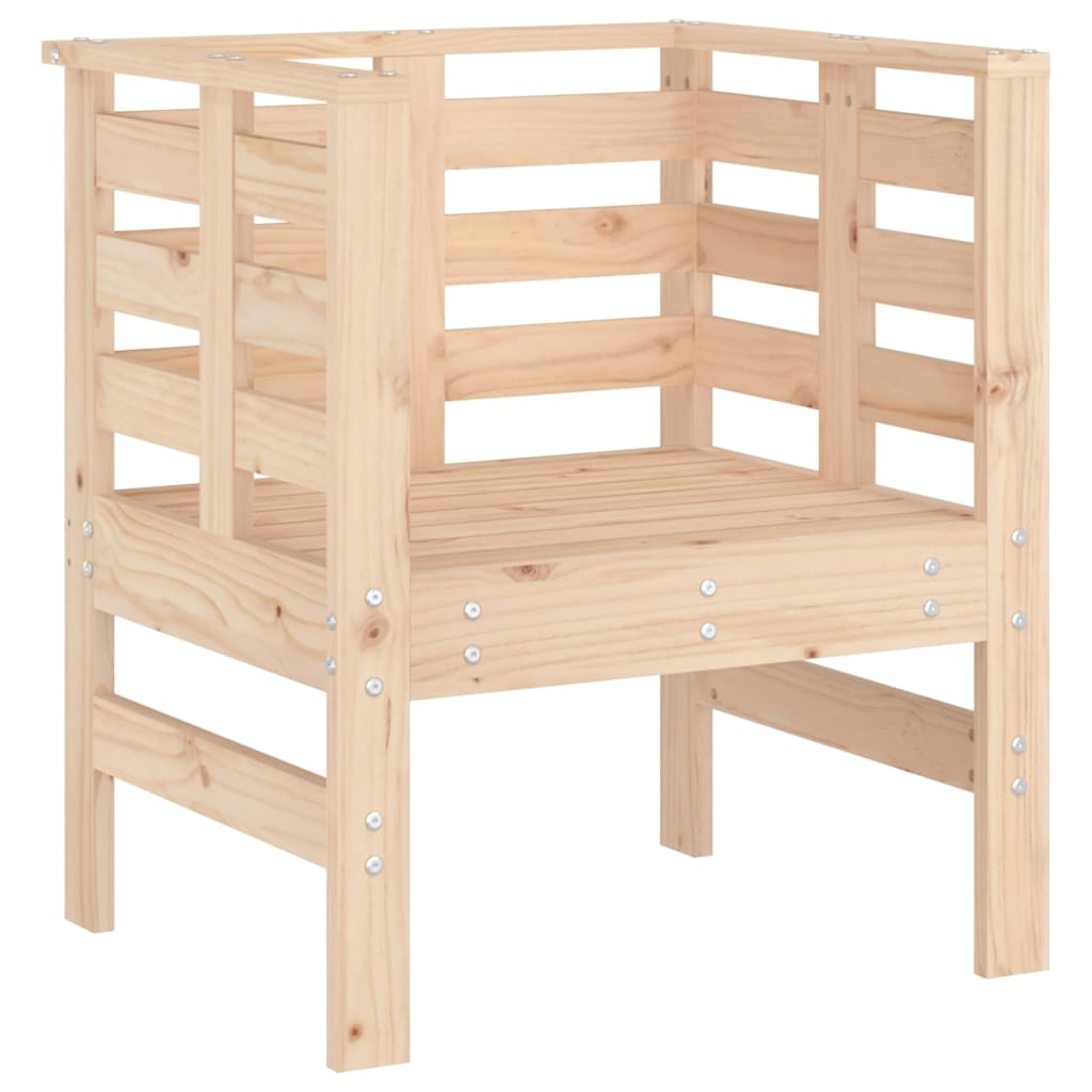 Tuinstoelen 2 st 61,5x53x71 cm massief grenenhout is nu te koop bij PeponiXL, paradijselijk wonen!