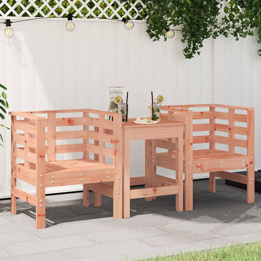 Tuinstoelen 2 st 61,5x53x71 cm massief douglashout is nu te koop bij PeponiXL, paradijselijk wonen!
