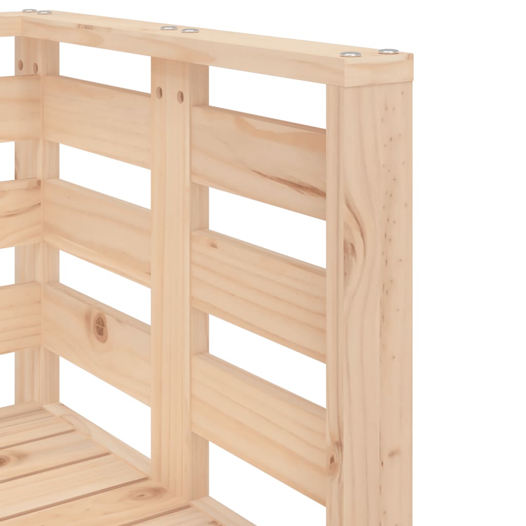 3-delige Loungeset massief grenenhout is nu te koop bij PeponiXL, paradijselijk wonen!
