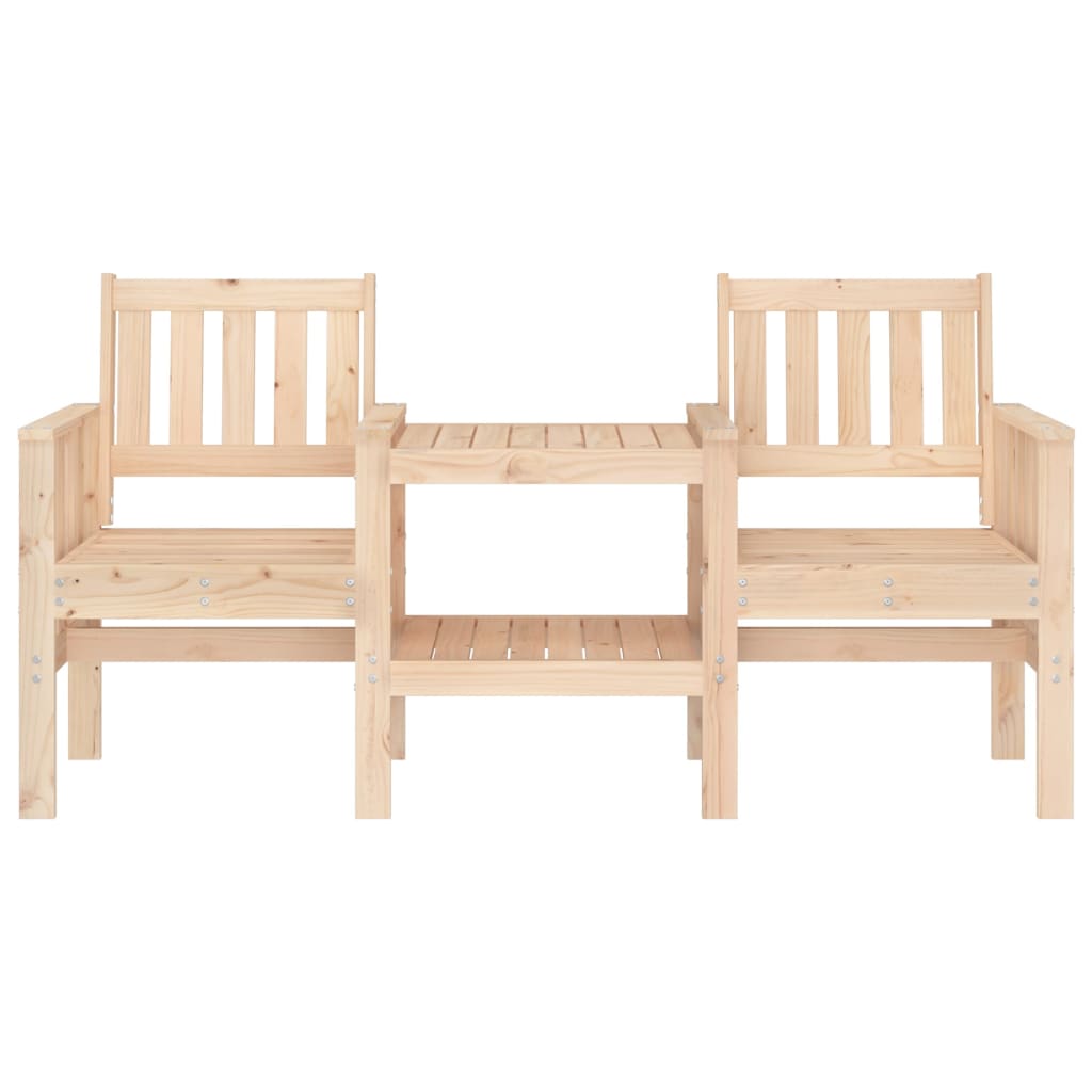 Tuinbank met tafel 2-zits massief grenenhout is nu te koop bij PeponiXL, paradijselijk wonen!