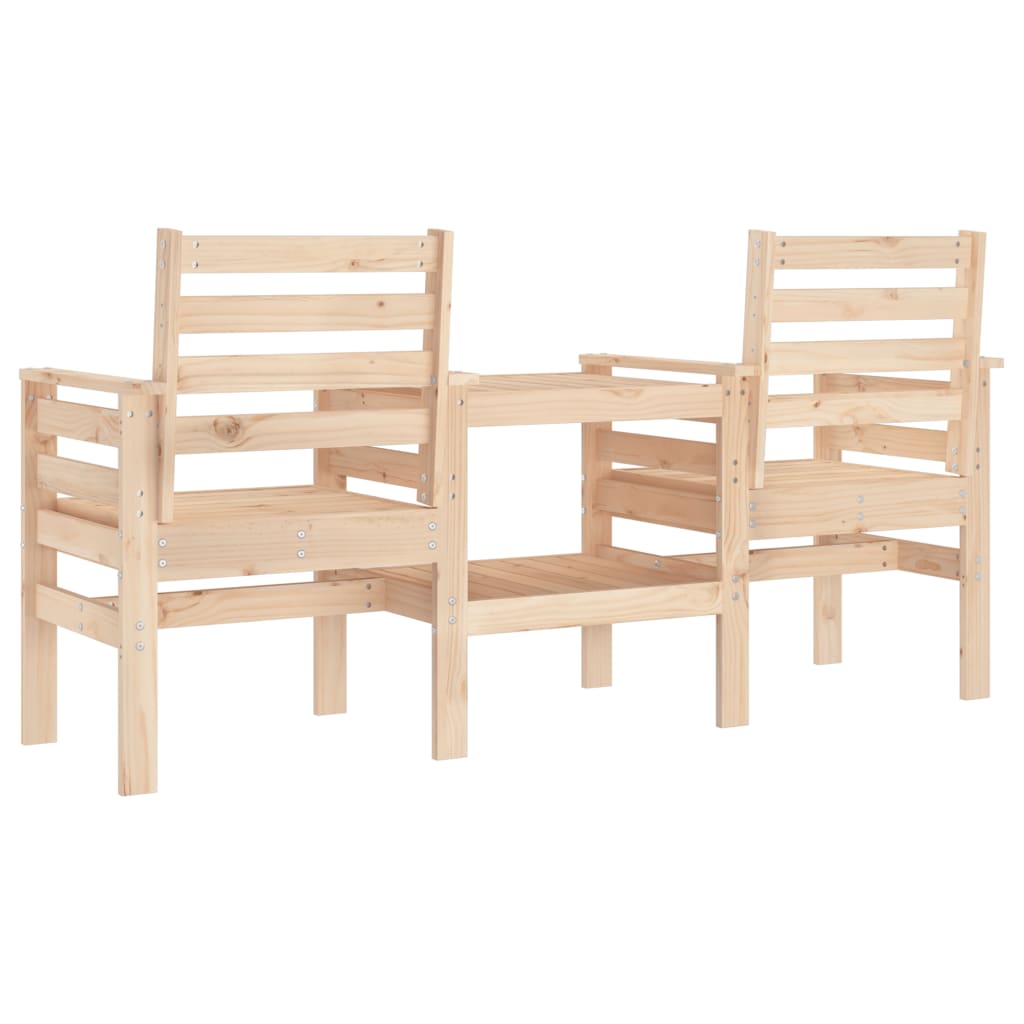 Tuinbank met tafel 2-zits massief grenenhout is nu te koop bij PeponiXL, paradijselijk wonen!
