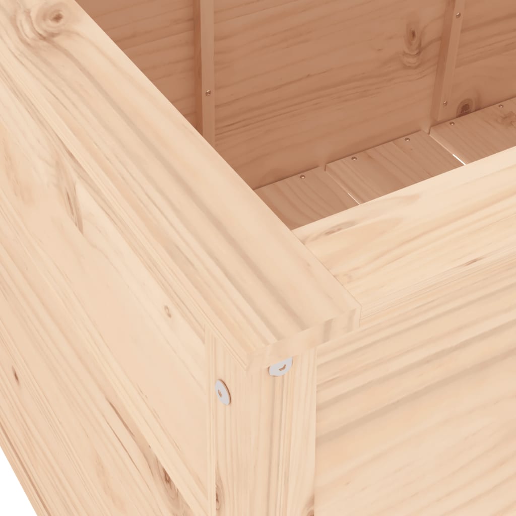 Plantenbak verhoogd 119,5x82,5x78 cm massief grenenhout is nu te koop bij PeponiXL, paradijselijk wonen!