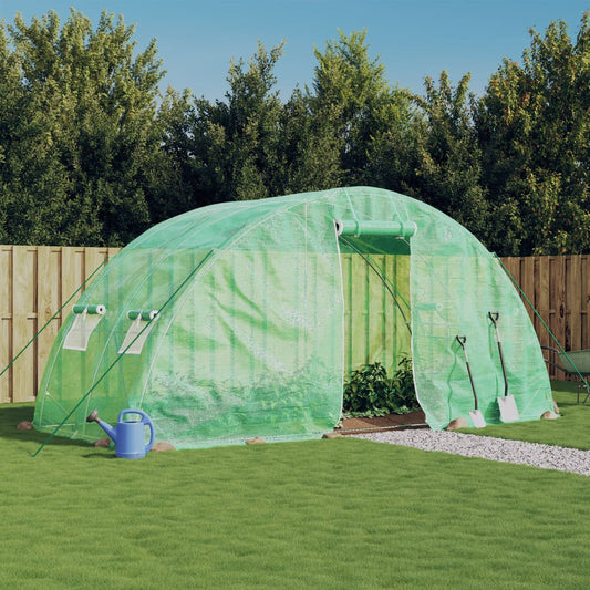 Tuinkas met stalen frame 10 m² 5x2x2,3 m is nu te koop bij PeponiXL, paradijselijk wonen!