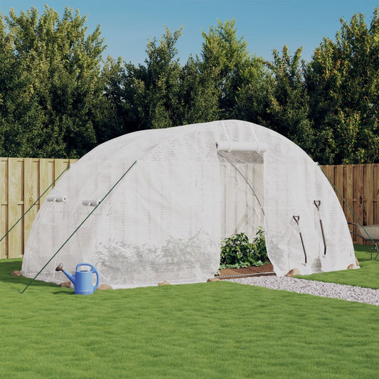 Tuinkas met stalen frame 10 m² 5x2x2,3 m is nu te koop bij PeponiXL, paradijselijk wonen!