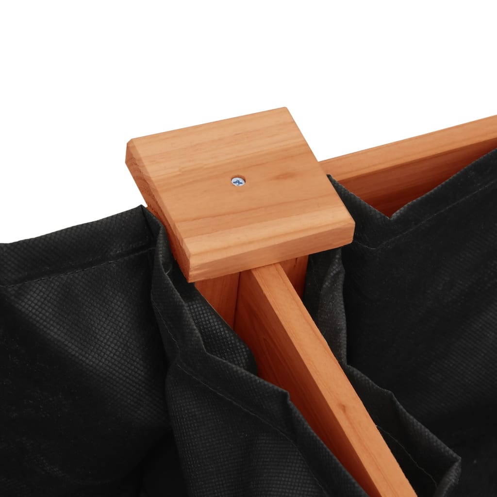 Plantenbak met voering 161x45x76 cm massief vurenhout bruin is nu te koop bij PeponiXL, paradijselijk wonen!