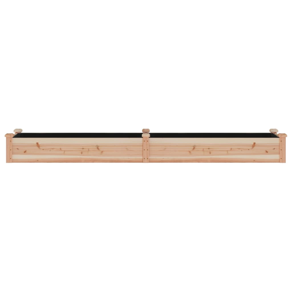 Plantenbak verhoogd met voering 240x45x25 cm massief vurenhout is nu te koop bij PeponiXL, paradijselijk wonen!
