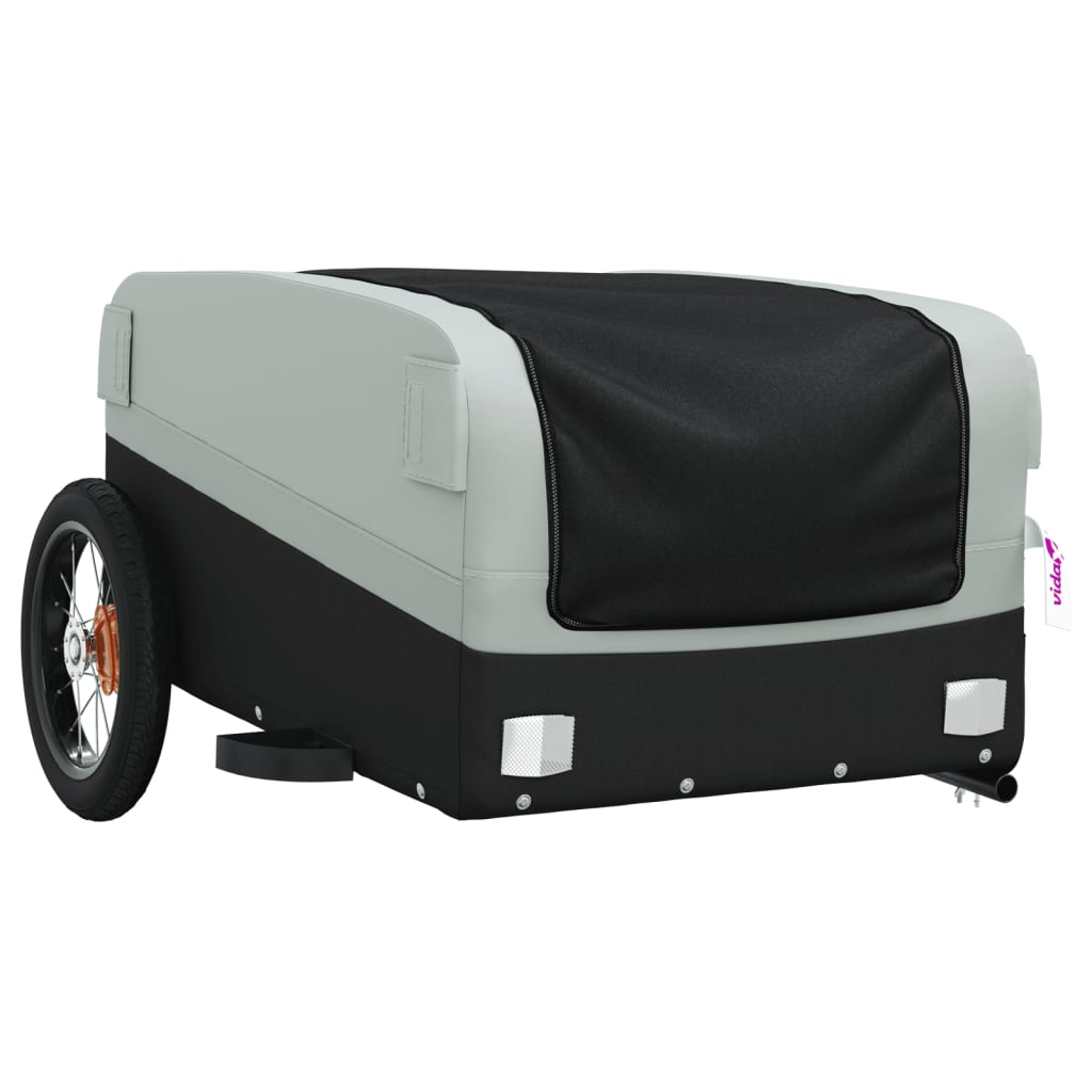 Fietstrailer 30 kg ijzer zwart en grijs is nu te koop bij PeponiXL, paradijselijk wonen!