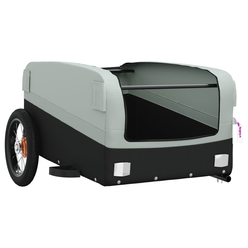 Fietstrailer 30 kg ijzer zwart en grijs is nu te koop bij PeponiXL, paradijselijk wonen!