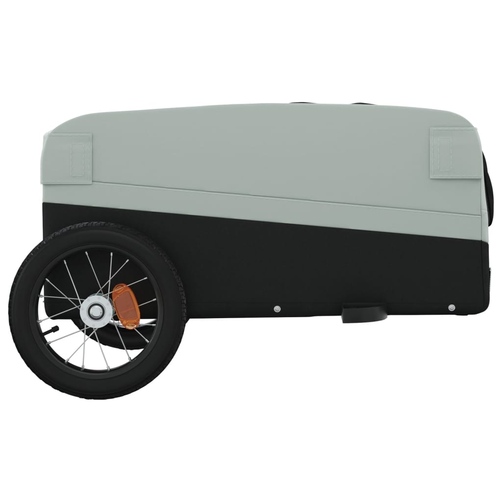 Fietstrailer 30 kg ijzer zwart en grijs is nu te koop bij PeponiXL, paradijselijk wonen!