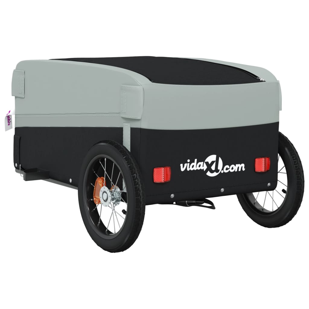 Fietstrailer 30 kg ijzer zwart en grijs is nu te koop bij PeponiXL, paradijselijk wonen!