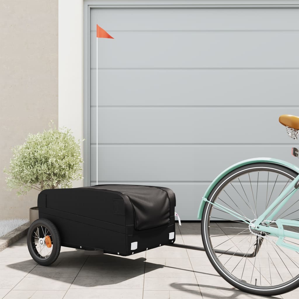 Fietstrailer 30 kg ijzer zwart is nu te koop bij PeponiXL, paradijselijk wonen!