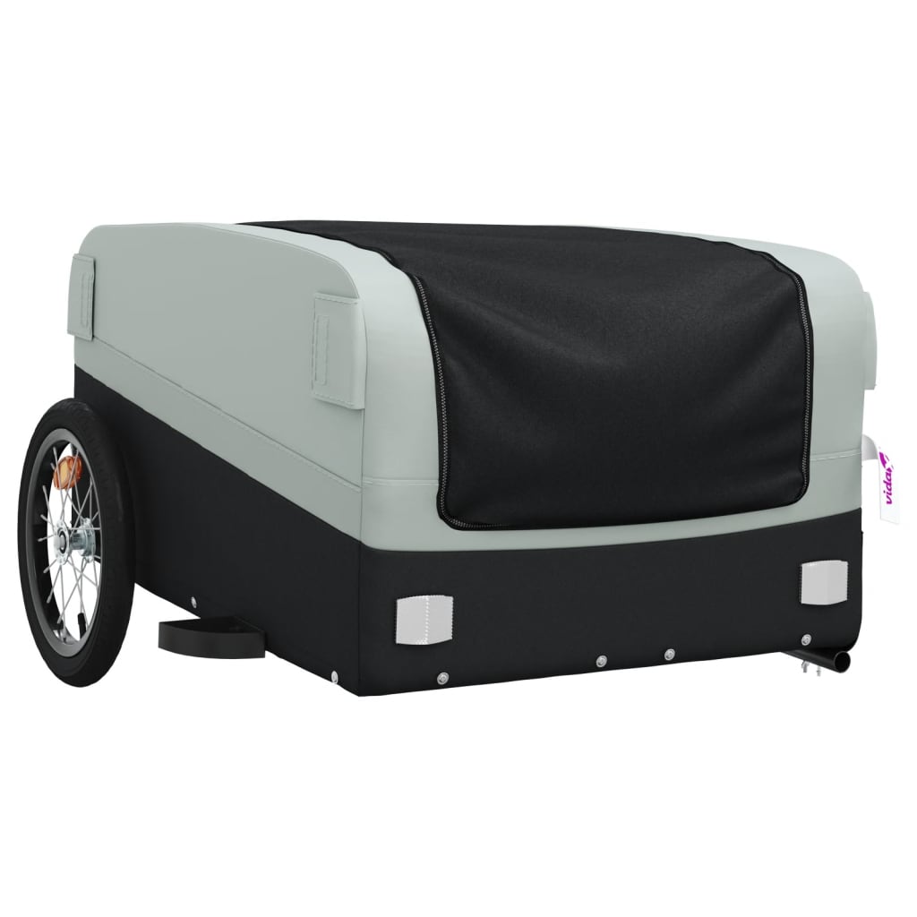 Fietstrailer 45 kg ijzer zwart en grijs is nu te koop bij PeponiXL, paradijselijk wonen!