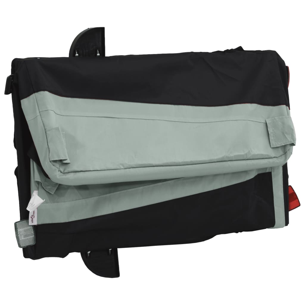 Fietstrailer 45 kg ijzer zwart en grijs is nu te koop bij PeponiXL, paradijselijk wonen!