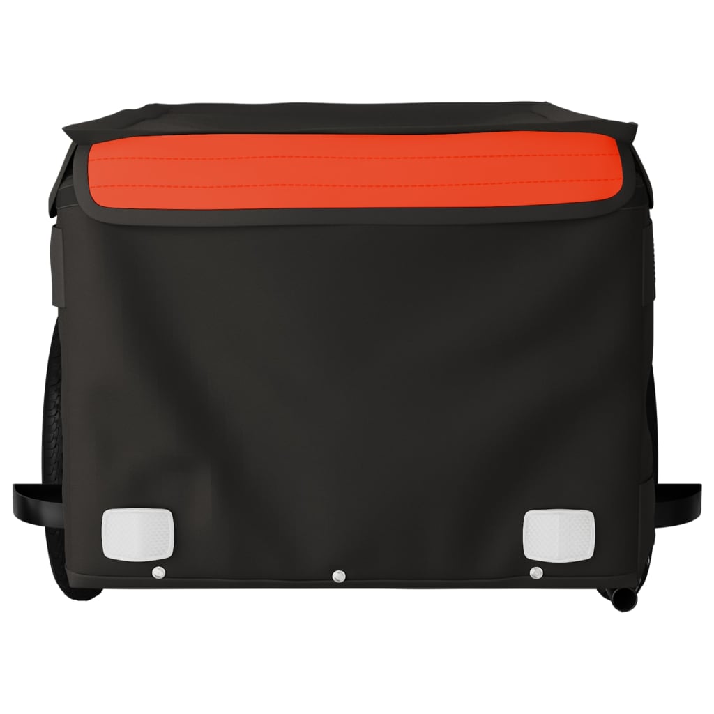Fietstrailer 30 kg ijzer zwart en oranje is nu te koop bij PeponiXL, paradijselijk wonen!