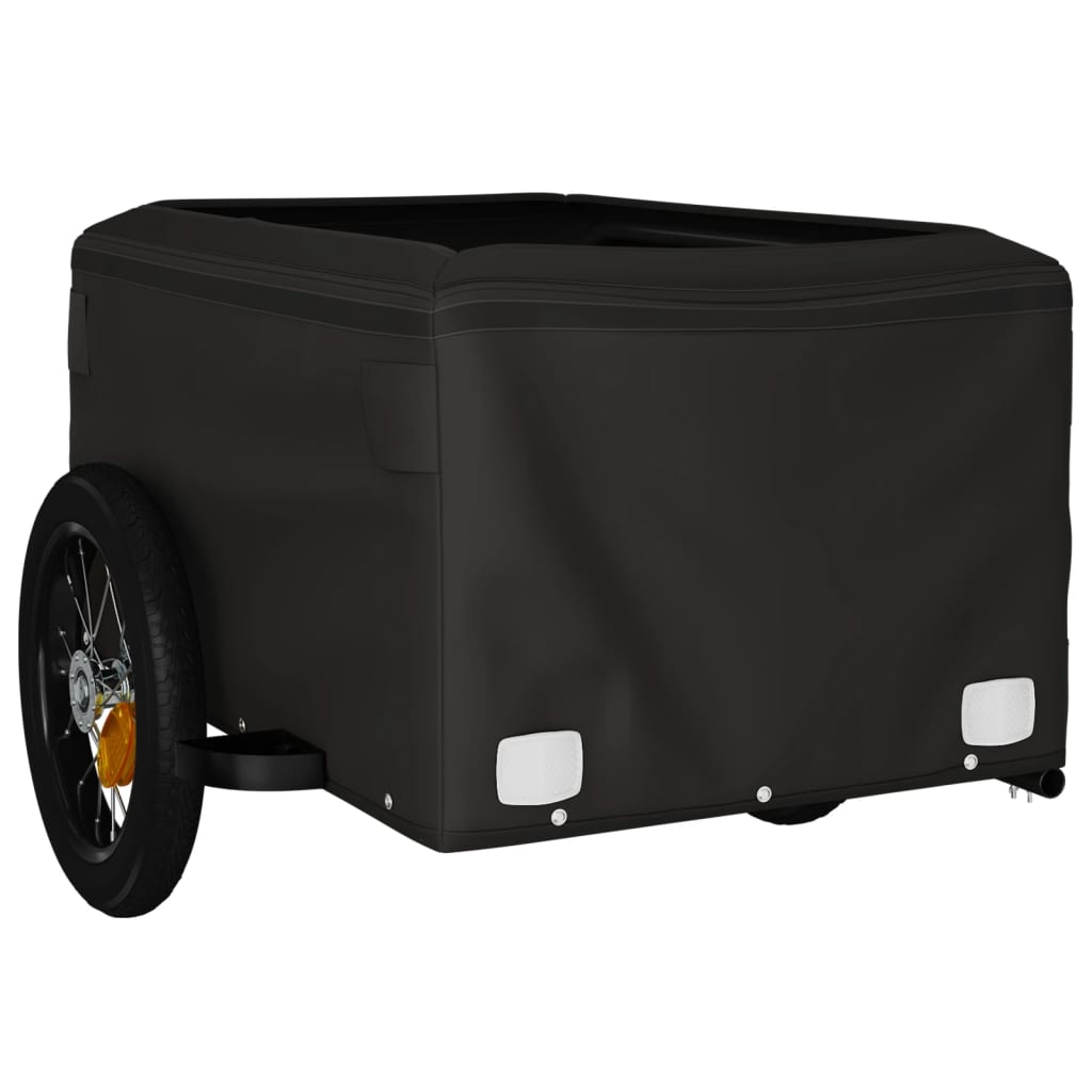 Fietstrailer 30 kg ijzer zwart en groen is nu te koop bij PeponiXL, paradijselijk wonen!