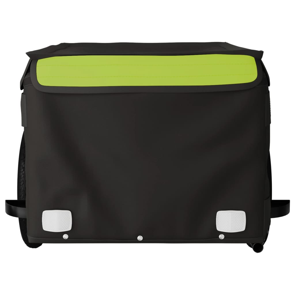 Fietstrailer 30 kg ijzer zwart en groen is nu te koop bij PeponiXL, paradijselijk wonen!
