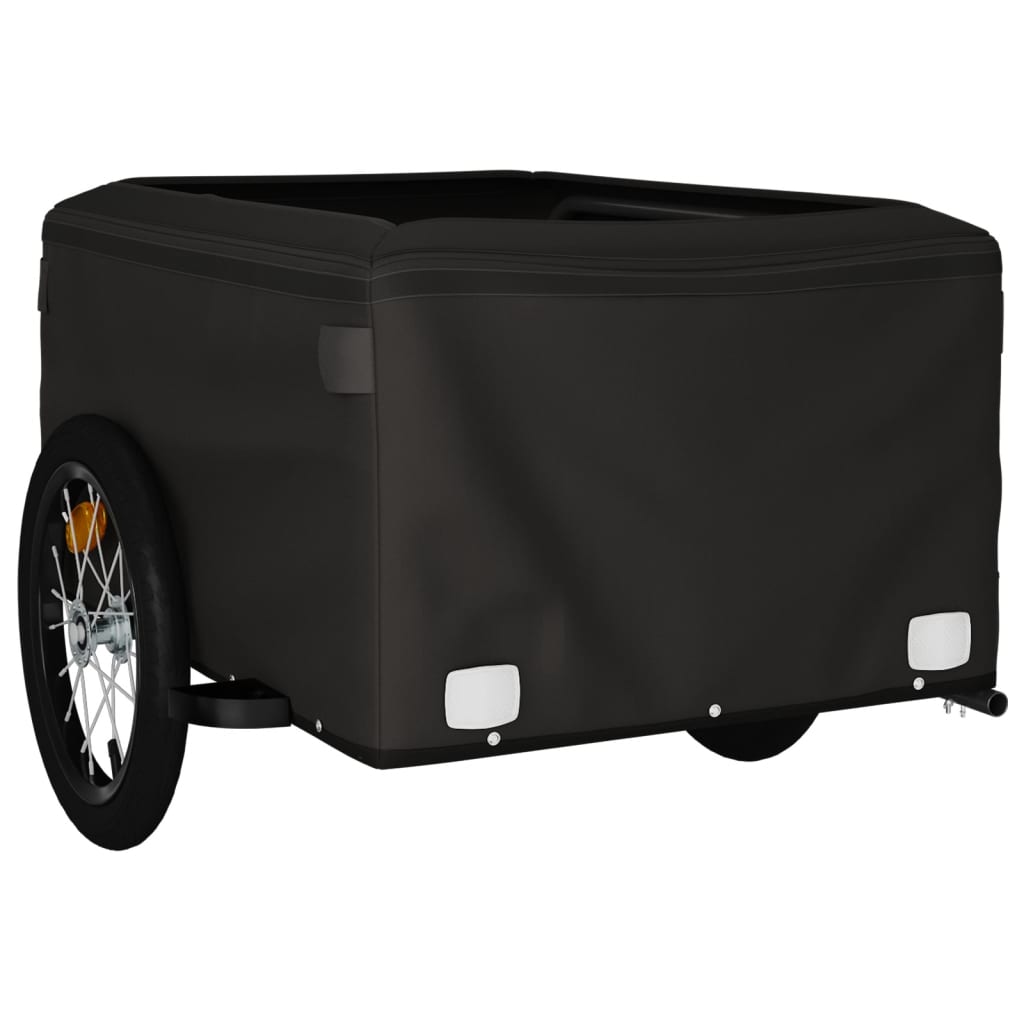 Fietstrailer 45 kg ijzer zwart en geel is nu te koop bij PeponiXL, paradijselijk wonen!