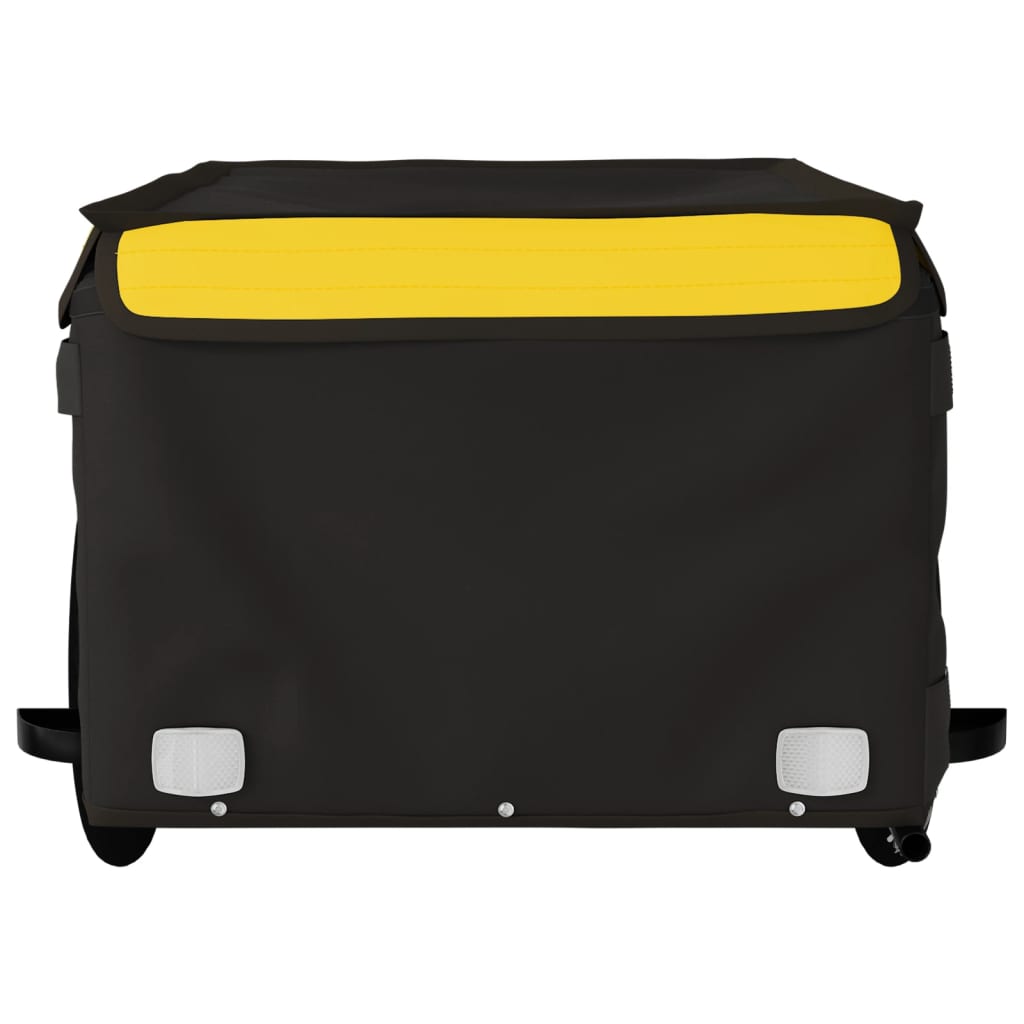 Fietstrailer 45 kg ijzer zwart en geel is nu te koop bij PeponiXL, paradijselijk wonen!