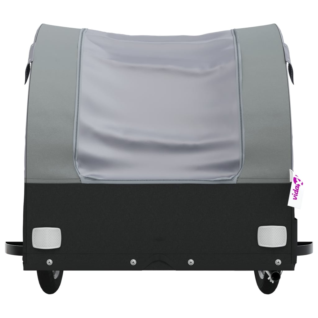 Fietstrailer 45 kg ijzer zwart en grijs is nu te koop bij PeponiXL, paradijselijk wonen!