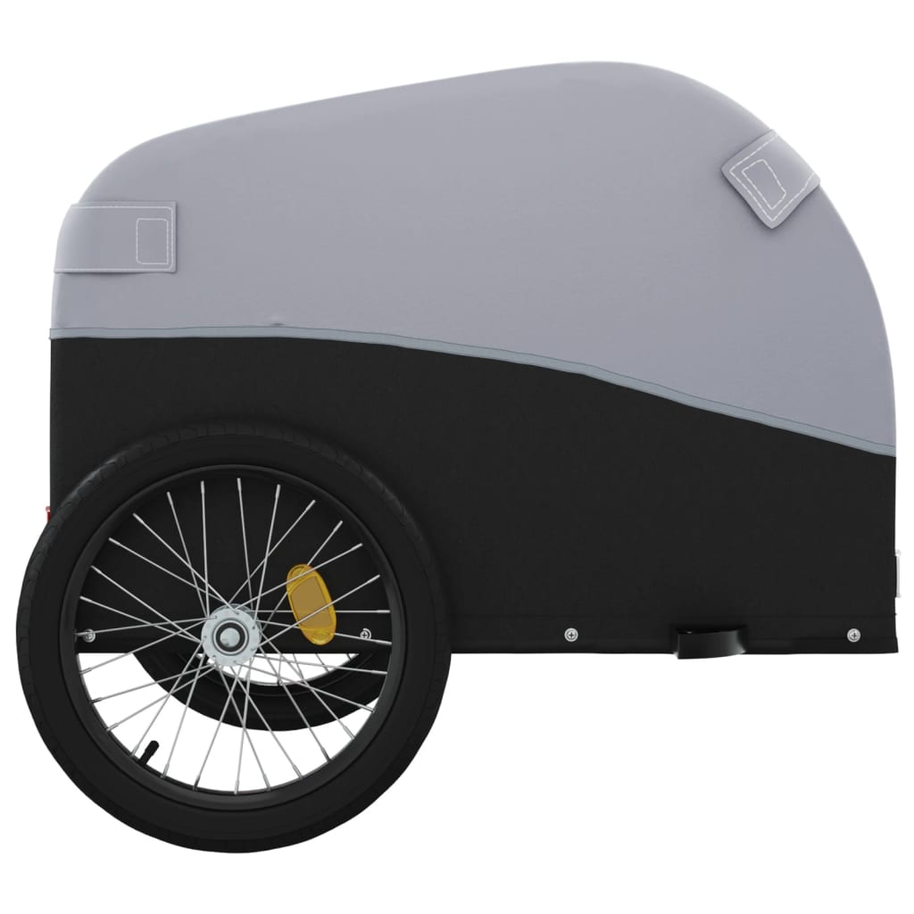 Fietstrailer 45 kg ijzer zwart en grijs is nu te koop bij PeponiXL, paradijselijk wonen!