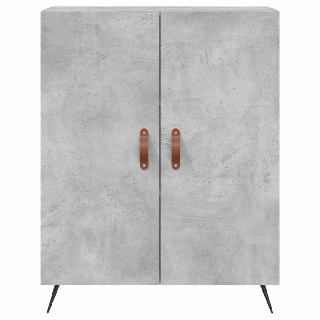 Dressoir 69,5x34x90 cm bewerkt hout betongrijs is nu te koop bij PeponiXL, paradijselijk wonen!