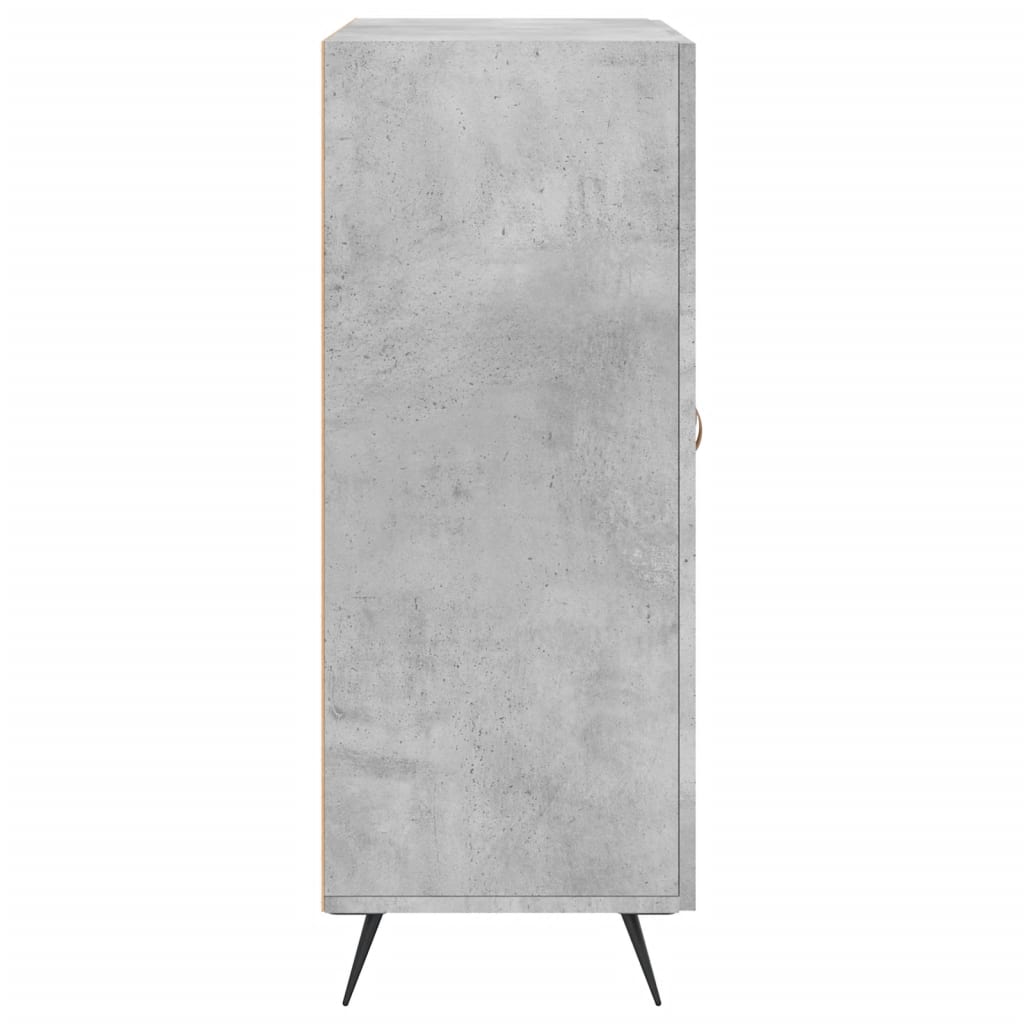 Dressoir 69,5x34x90 cm bewerkt hout betongrijs is nu te koop bij PeponiXL, paradijselijk wonen!