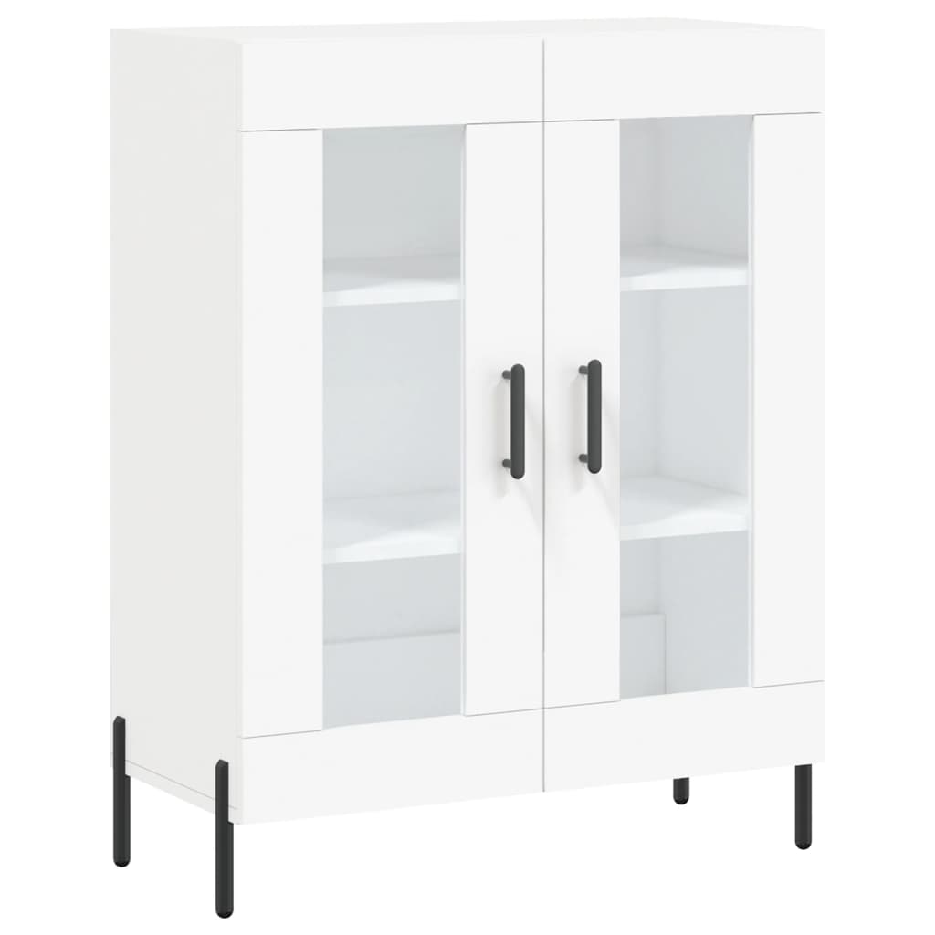 Dressoir 69,5x34x90 cm bewerkt hout wit is nu te koop bij PeponiXL, paradijselijk wonen!