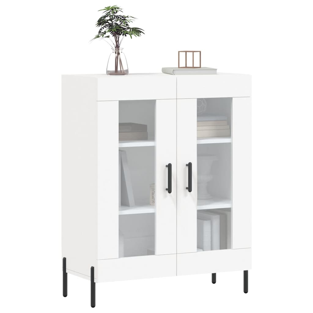 Dressoir 69,5x34x90 cm bewerkt hout wit is nu te koop bij PeponiXL, paradijselijk wonen!