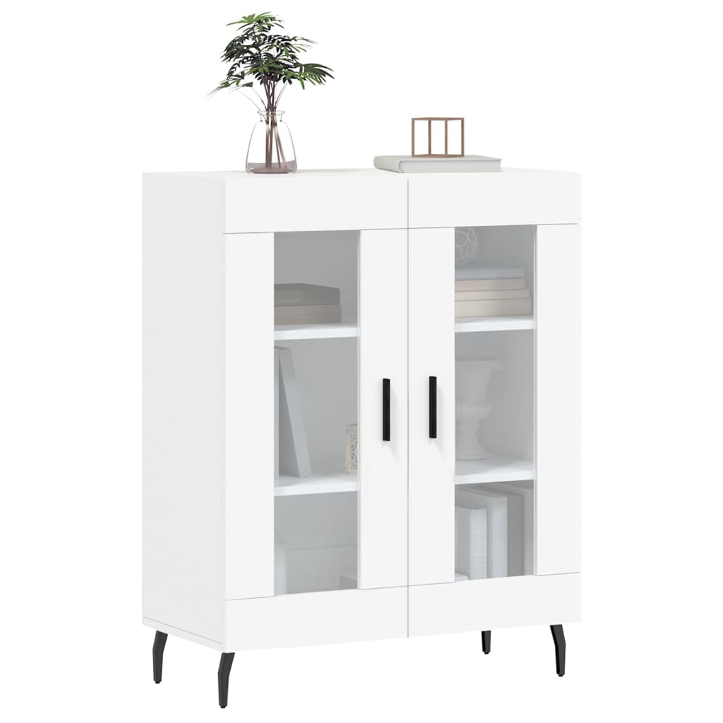 Dressoir 69,5x34x90 cm bewerkt hout wit is nu te koop bij PeponiXL, paradijselijk wonen!