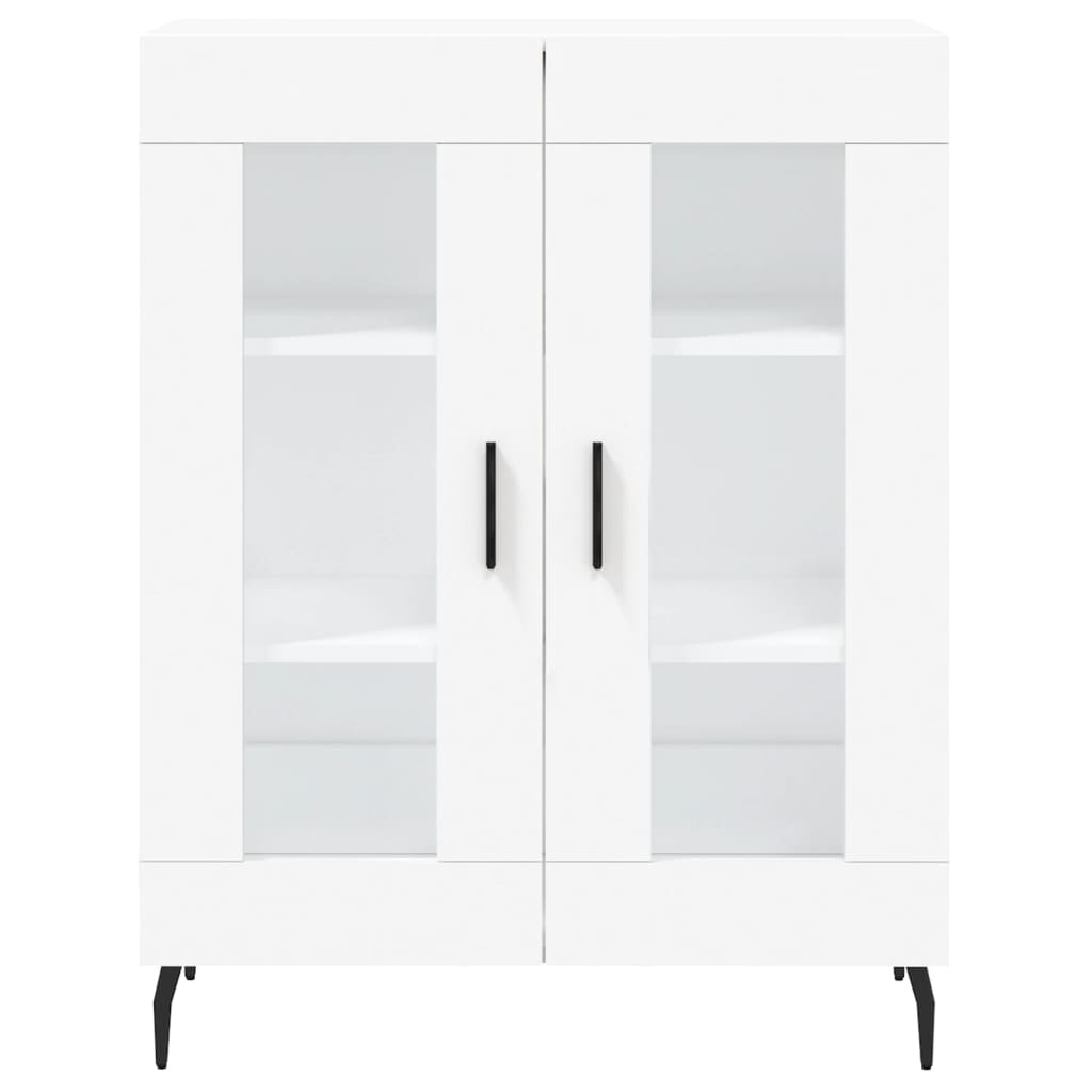 Dressoir 69,5x34x90 cm bewerkt hout wit is nu te koop bij PeponiXL, paradijselijk wonen!