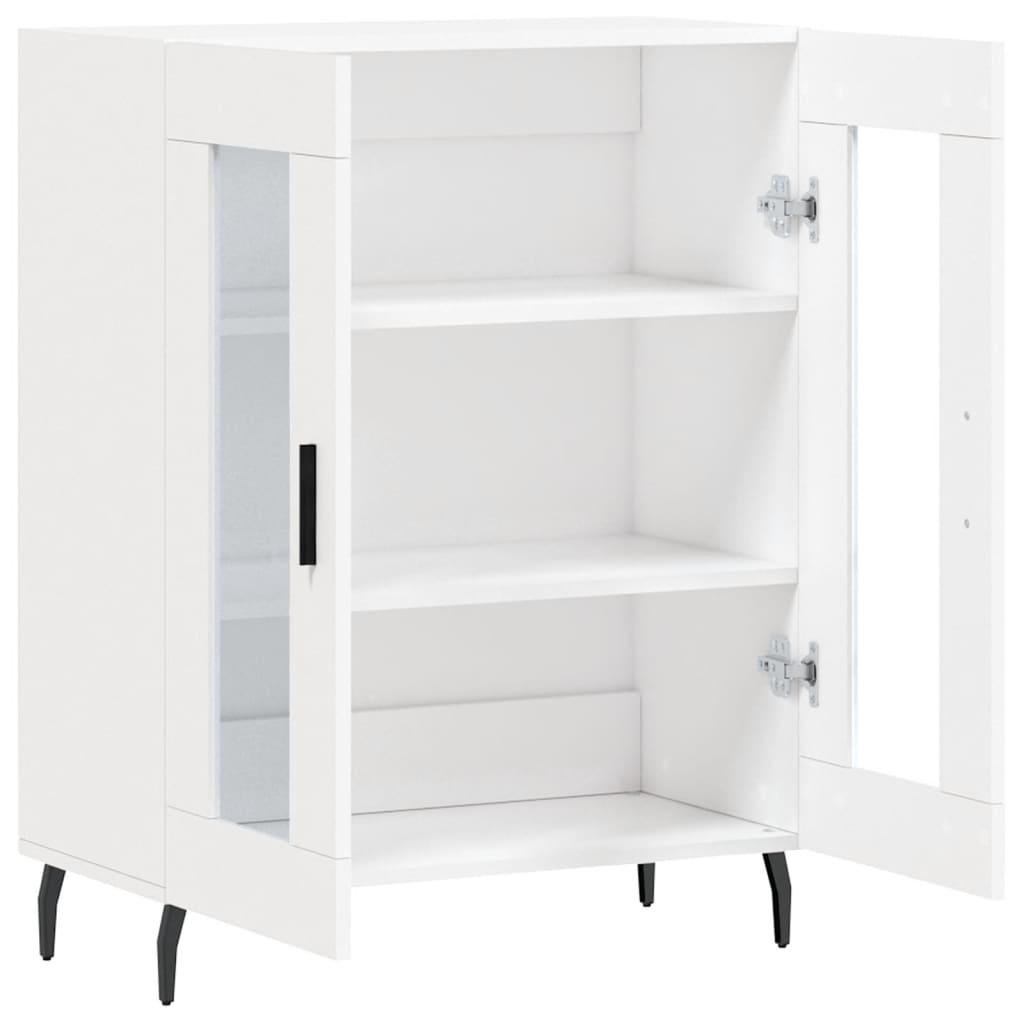 Dressoir 69,5x34x90 cm bewerkt hout wit is nu te koop bij PeponiXL, paradijselijk wonen!