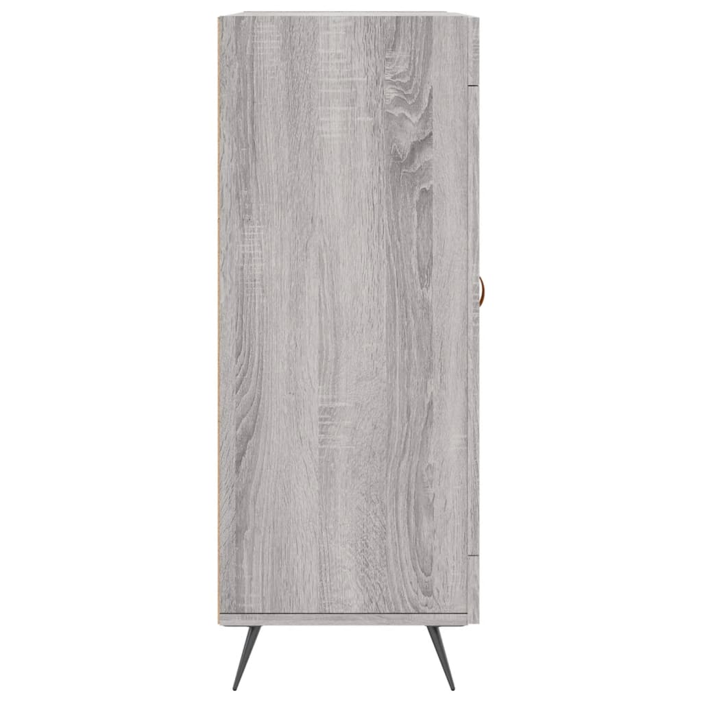 Dressoir 69,5x34x90 cm bewerkt hout grijs sonoma eikenkleurig is nu te koop bij PeponiXL, paradijselijk wonen!