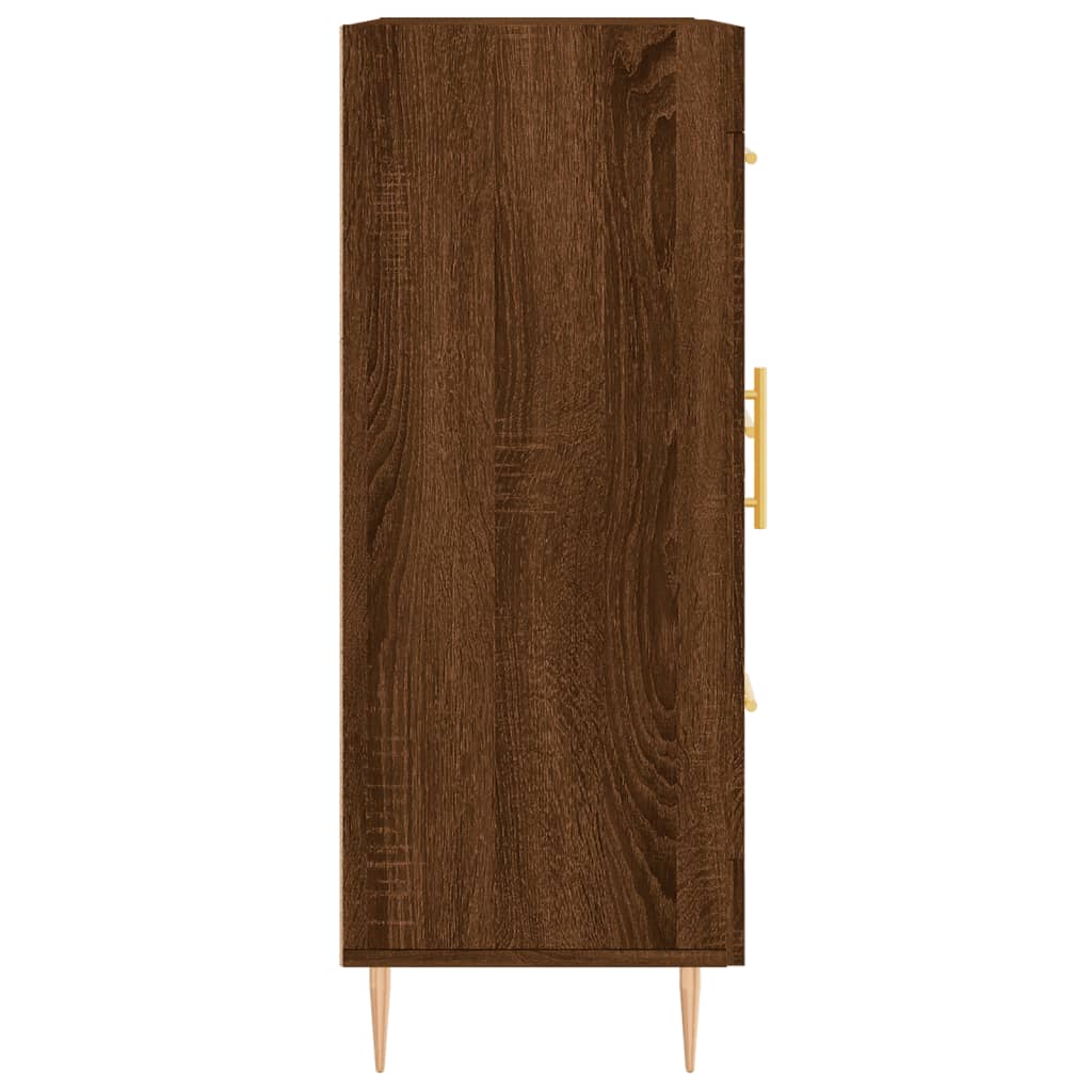 Dressoir 69,5x34x90 cm bewerkt hout bruin eikenkleur is nu te koop bij PeponiXL, paradijselijk wonen!