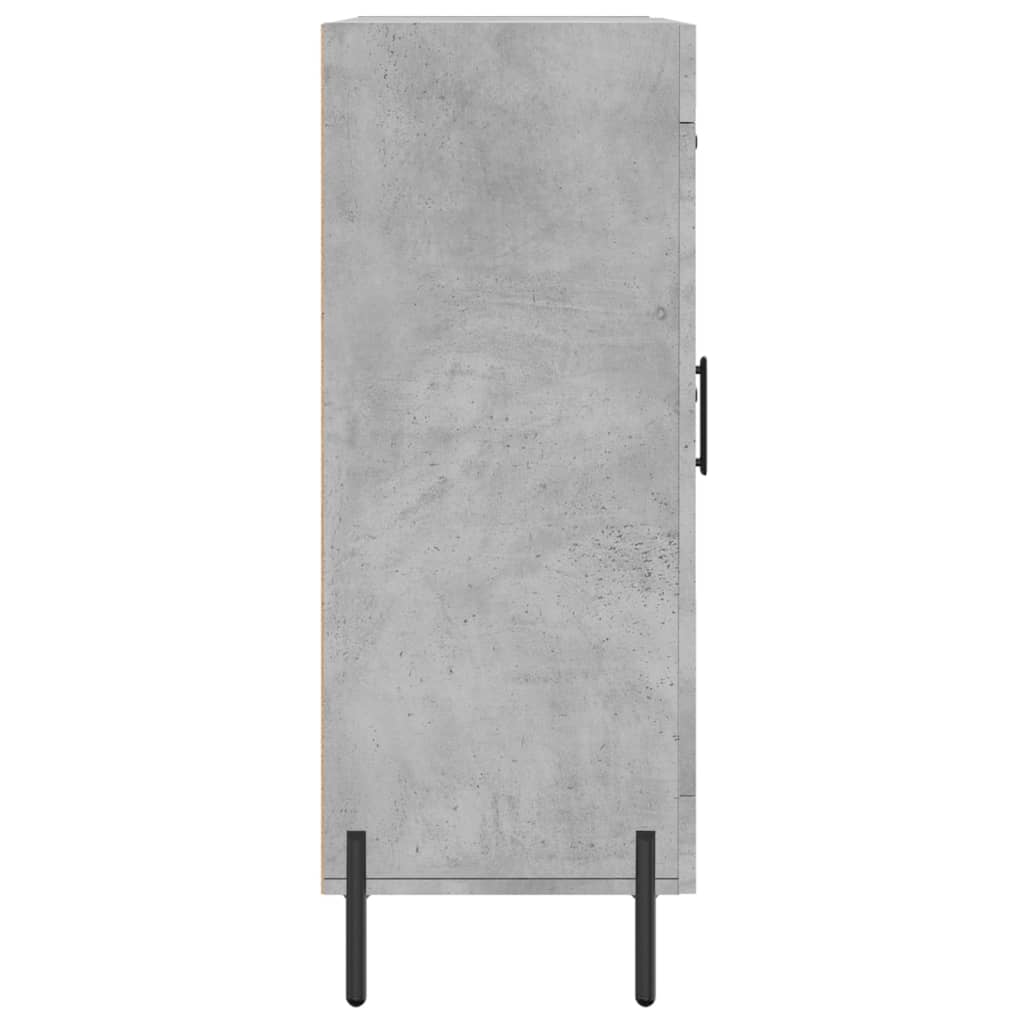 Dressoir 69,5x34x90 cm bewerkt hout betongrijs is nu te koop bij PeponiXL, paradijselijk wonen!