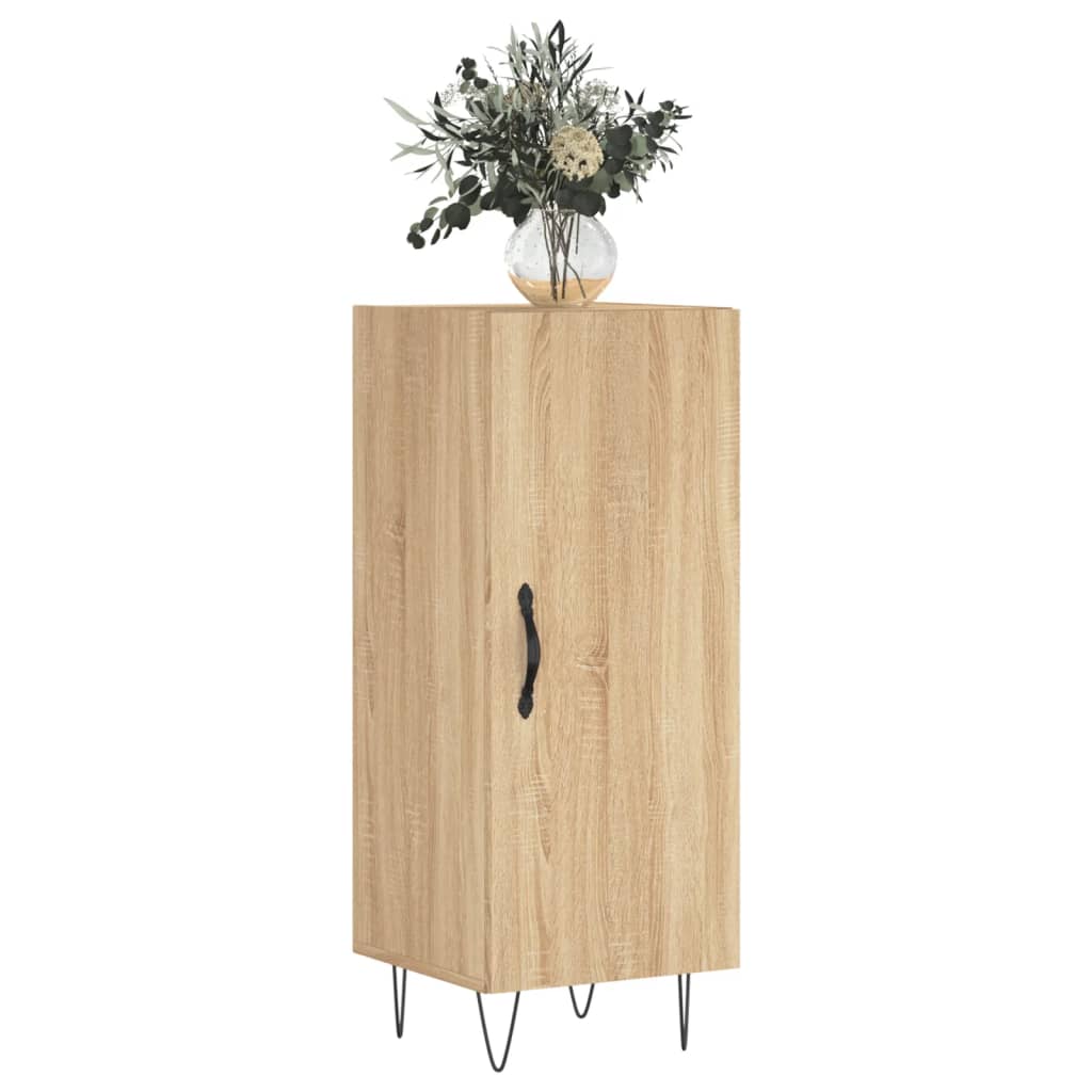 Dressoir 34,5x34x90 cm bewerkt hout sonoma eiken is nu te koop bij PeponiXL, paradijselijk wonen!